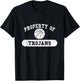 Property of Trojans Basketball T-Shirt - T-Shirt | Black