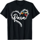 para Heart Paraprofessional Teacher Paraeducator T-Shirt - T-Shirt | Black