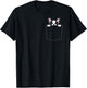 French Bulldog / Frenchie Dog In My Pocket Women Girls Kids T-Shirt - T-Shirt | Black