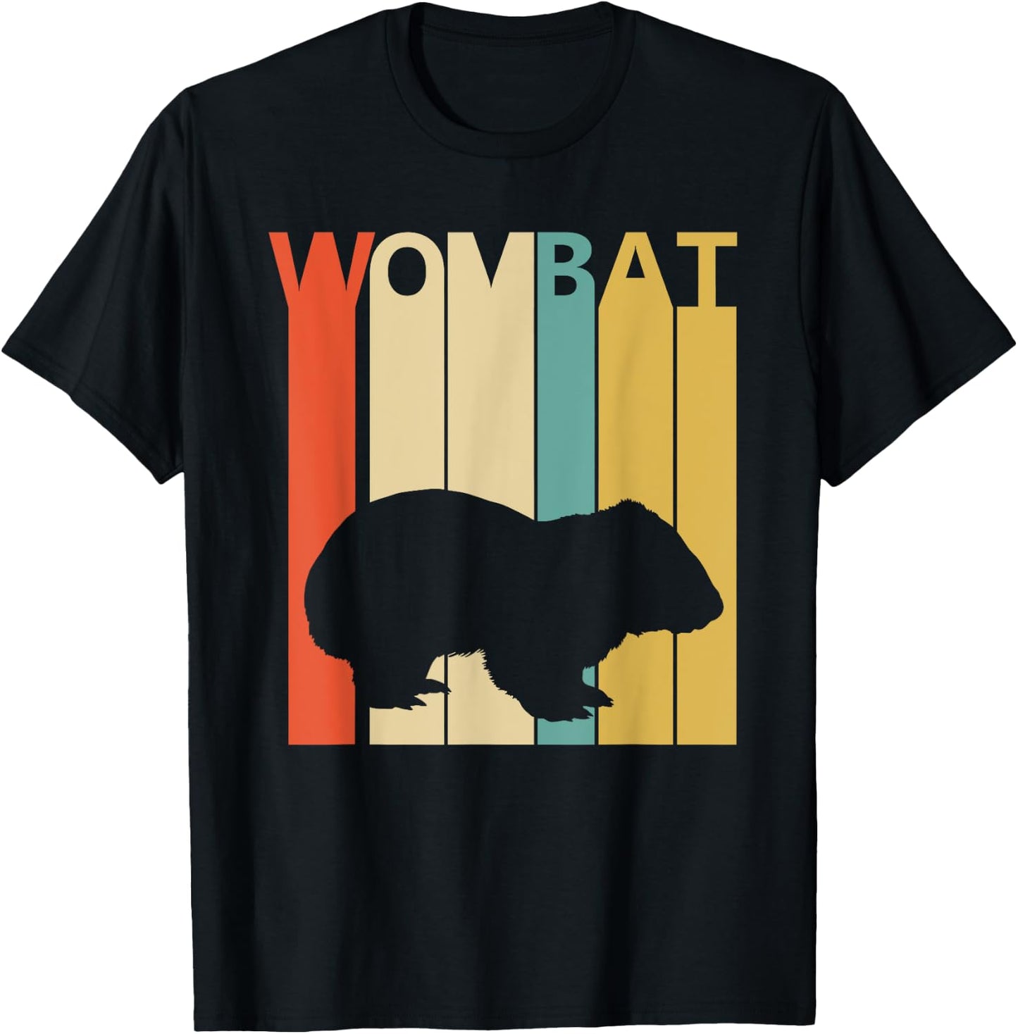 Spirit Animal Wombat Shirt - Vintage Wombat T-Shirt - T-Shirt | Black