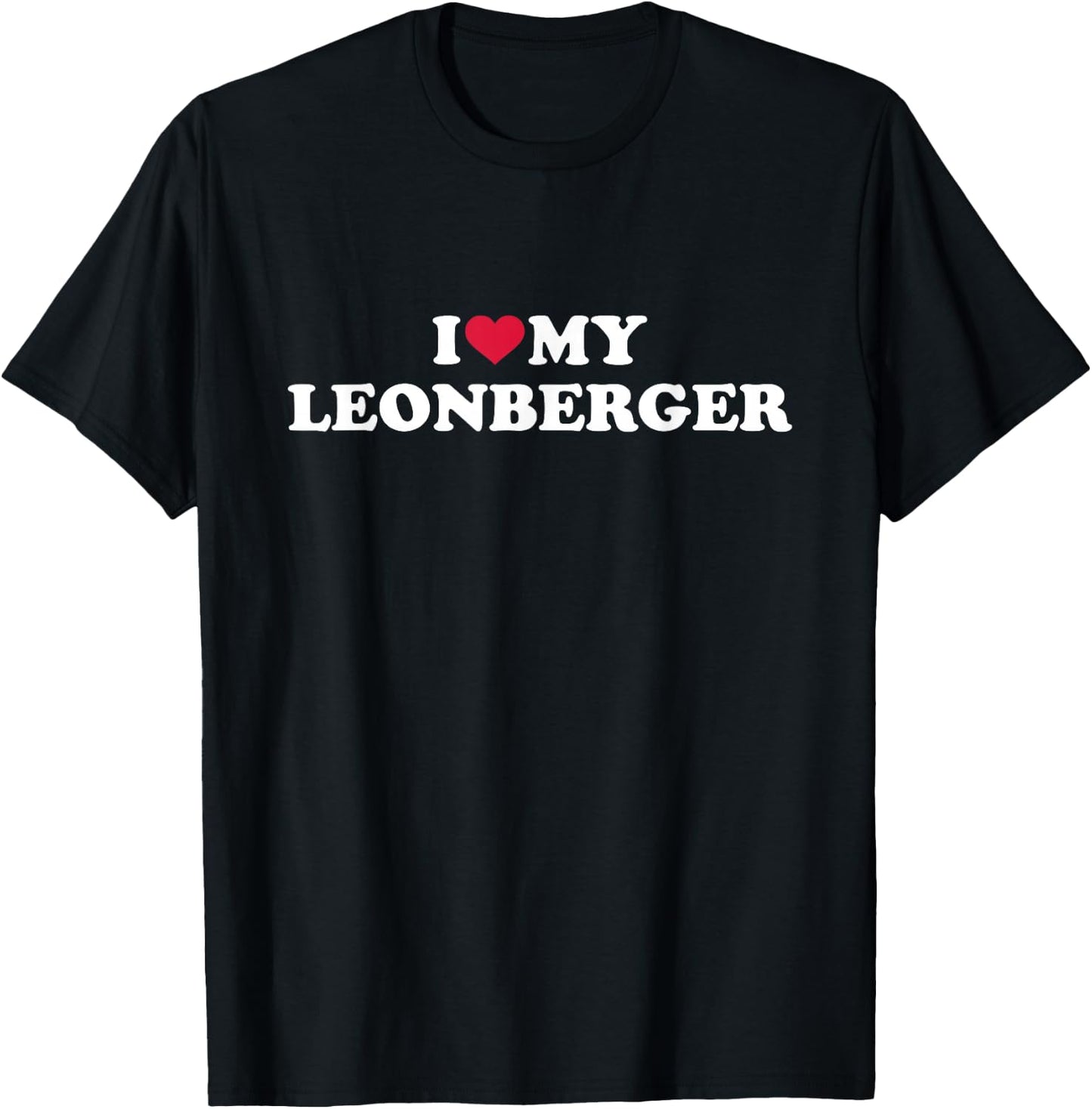I love my Leonberger T-Shirt - T-Shirt | Black