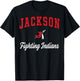 Jackson High School Fighting Indians T-Shirt - T-Shirt | Black