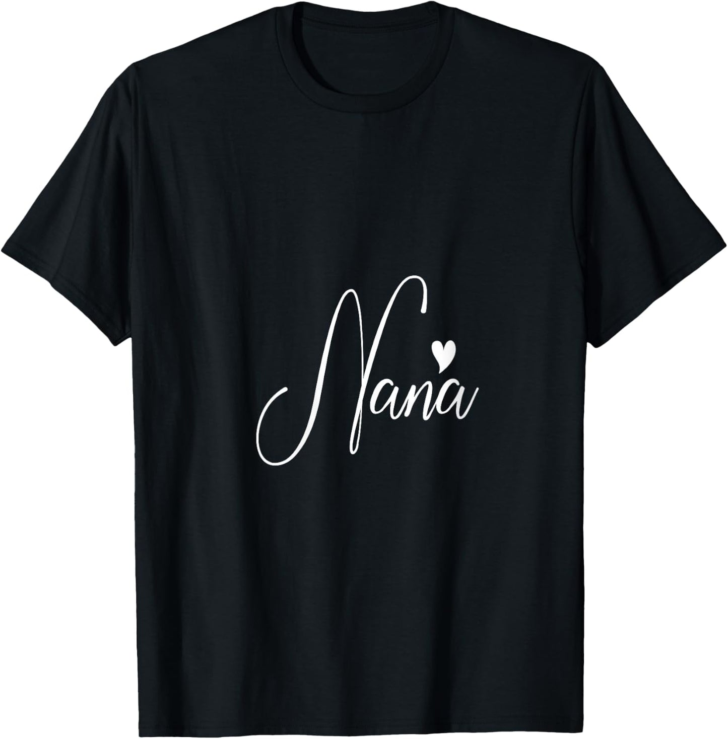 Nana Grandma Mother's Day Christmas Birthday V-Neck T-Shirt - T-Shirt | Black