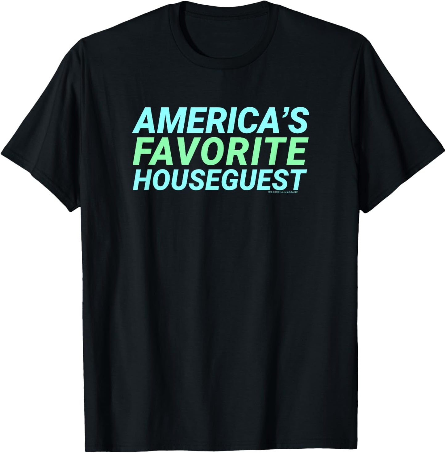 Big Brother America's Favorite Houseguest T-Shirt - T-Shirt | Black