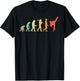 Retro Karate Evolution Gift Karateka T-Shirt - T-Shirt | Black