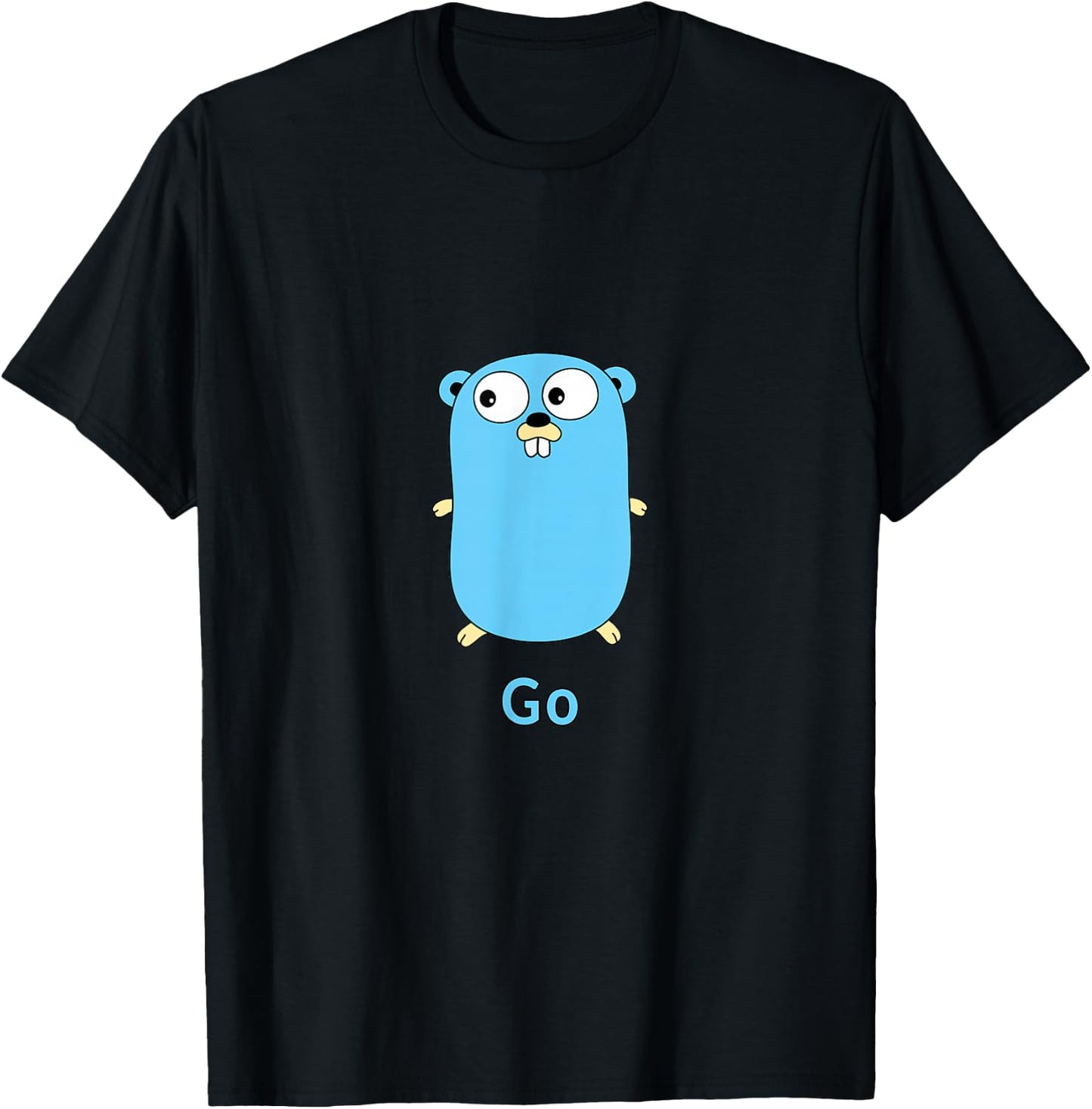 Golang gopher T-Shirt - T-Shirt | Black