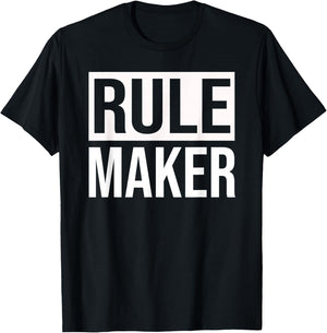Funny Group Matching Family Rule Maker Breaker T-Shirt - T-Shirt | Black