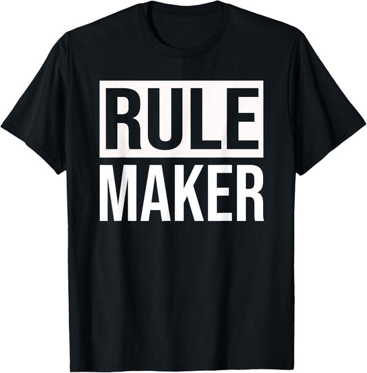 Funny Group Matching Family Rule Maker Breaker T-Shirt - T-Shirt | Black
