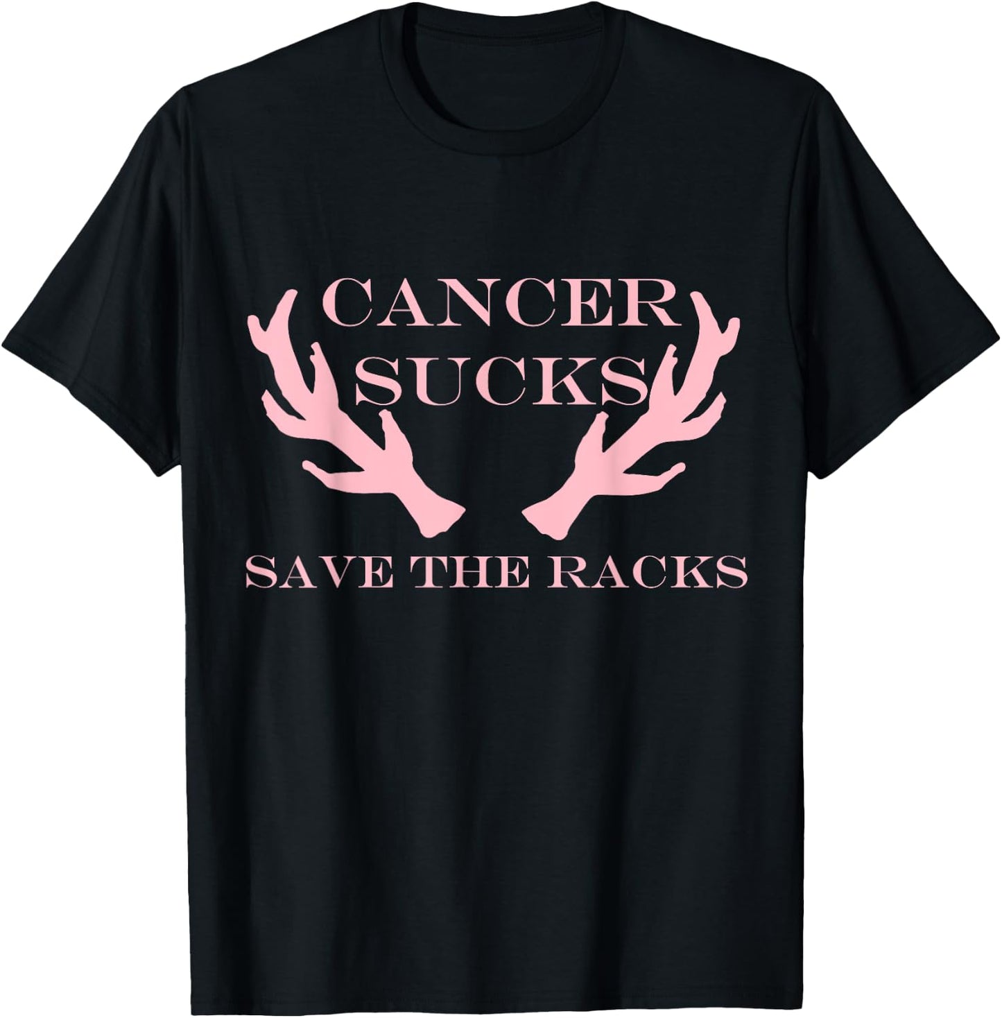 Breast Cancer Awareness Save the Racks T-Shirt - T-Shirt | Black