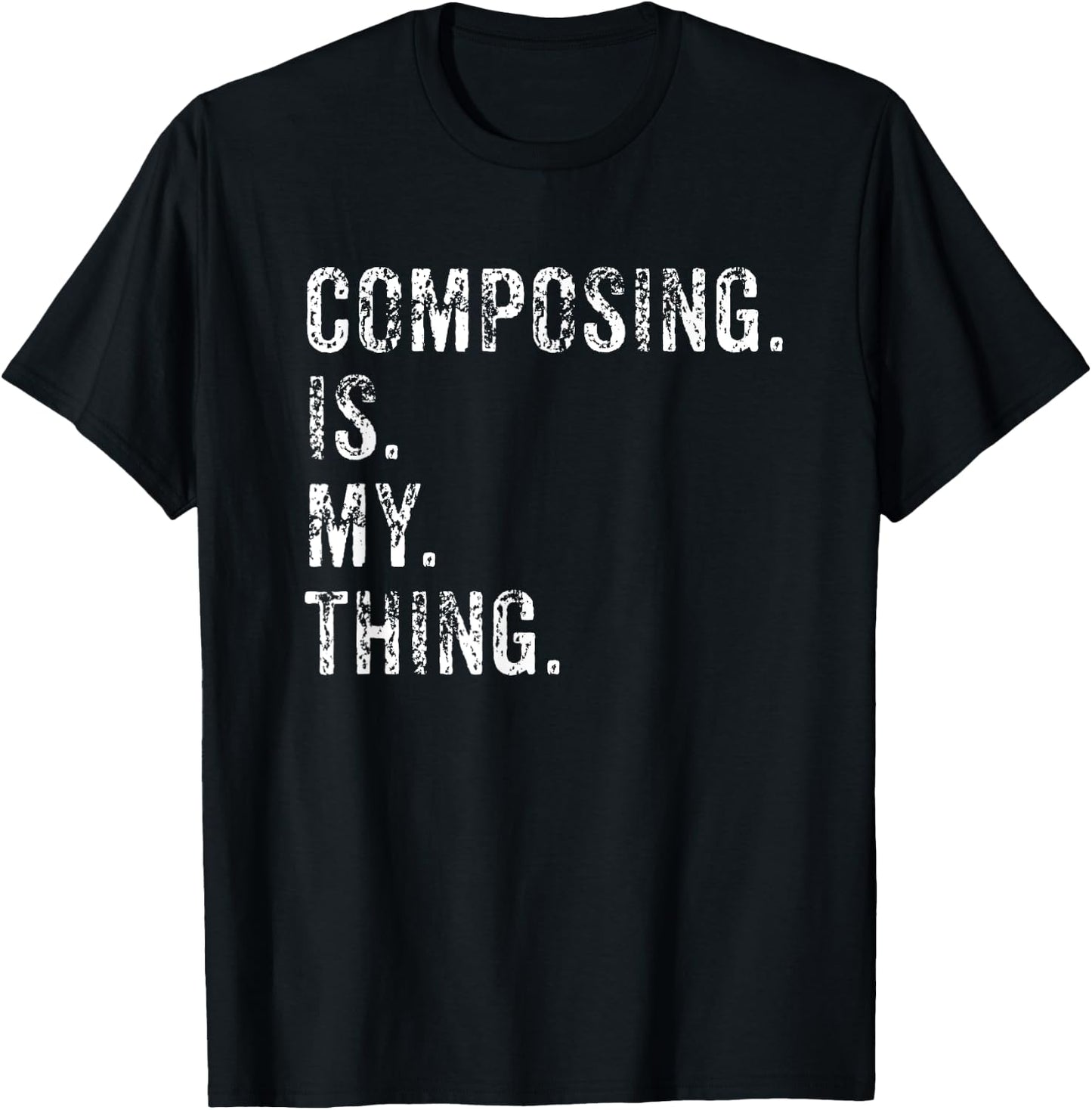 Composer - Music Composer Gift T-Shirt - T-Shirt | Black