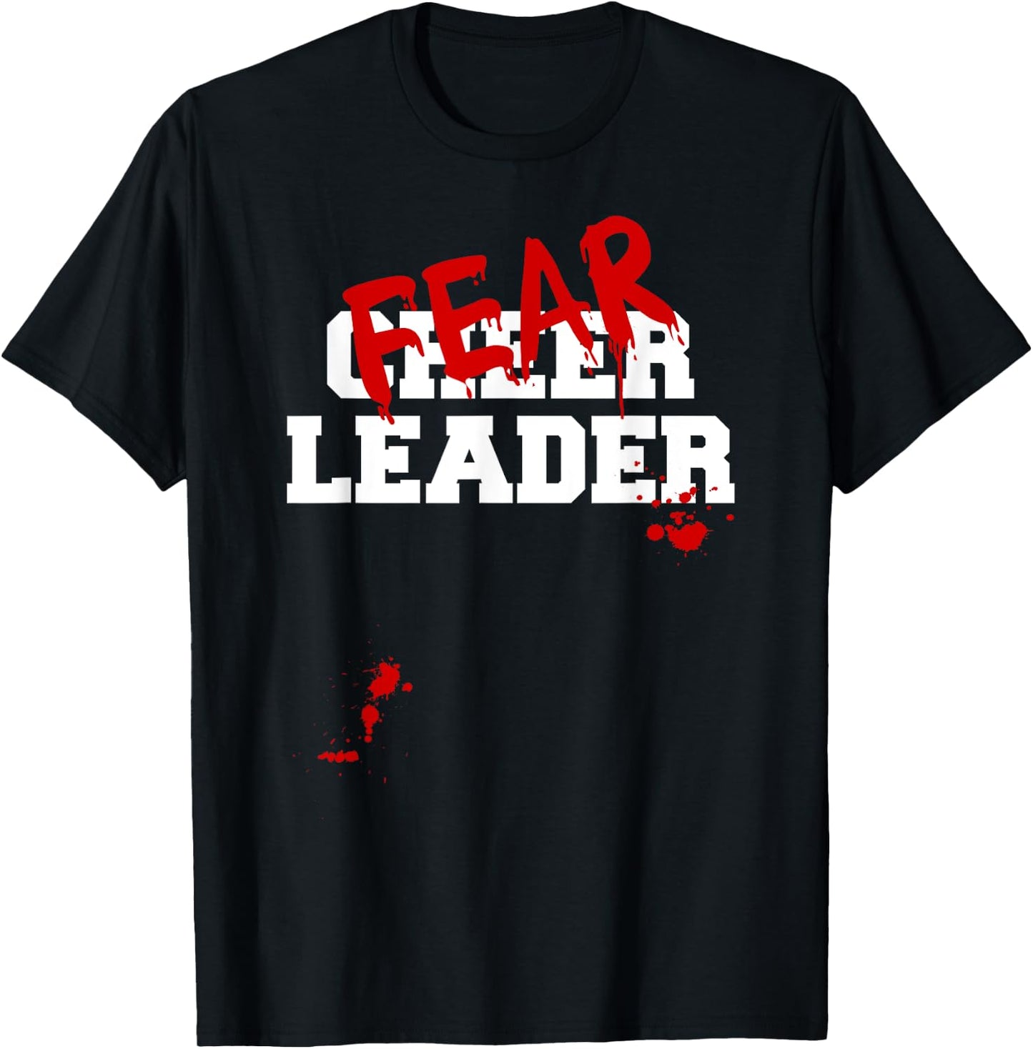 Fearleader Zombie Cheerleader Halloween Costume T-Shirt - T-Shirt | Black