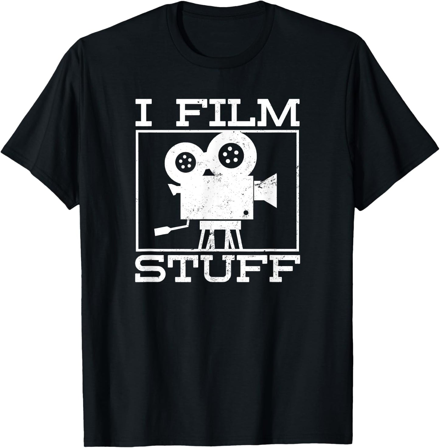 Movie Director Gifts & | Filmmaker Design | I Film Stuff Gift T-Shirt - T-Shirt | Black