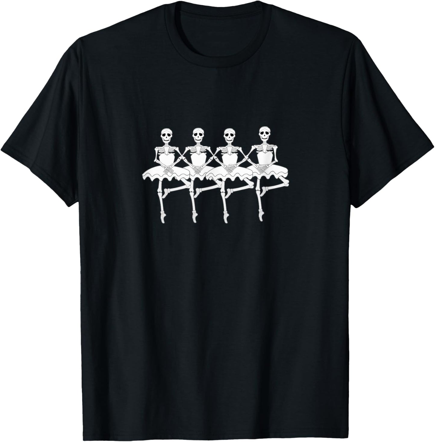 Halloween design for Dancers Funny Skeleton Swan Lake Ballet T-Shirt - T-Shirt | Black
