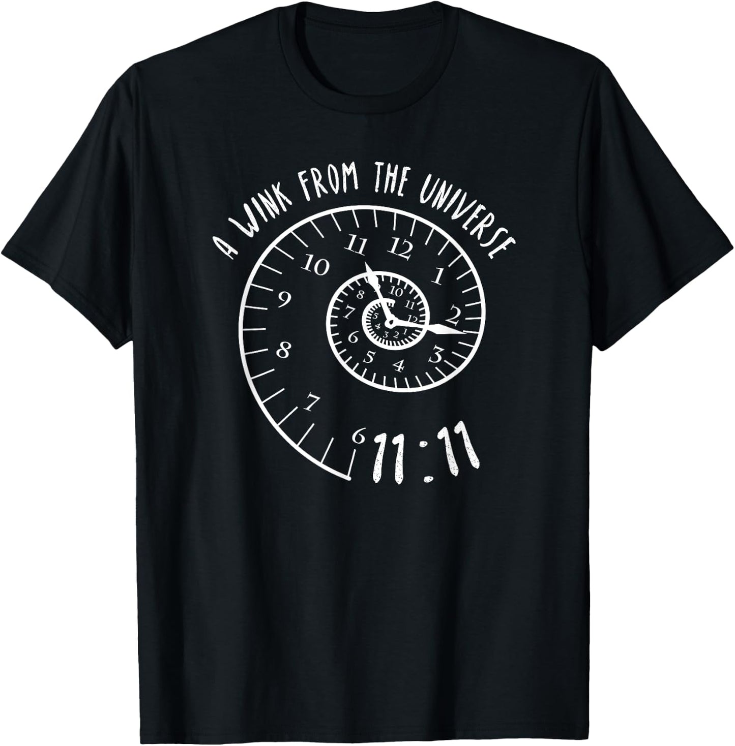 Synchronicity Numerology Manifestation Numbers 1111 Shirt T-Shirt - T-Shirt | Black