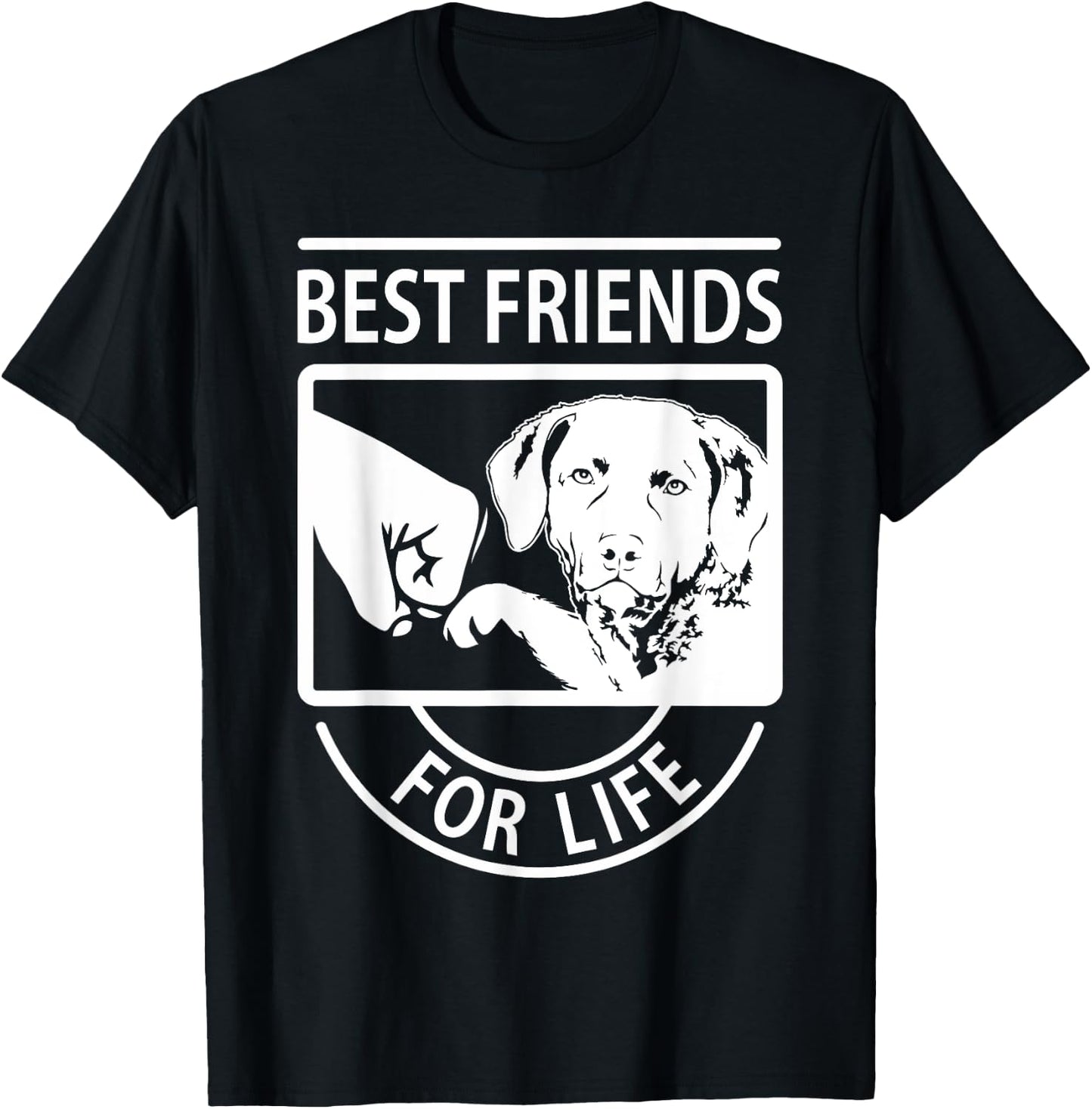 Chesapeake Bay Retriever Best Friend For Life T-Shirt - T-Shirt | Black