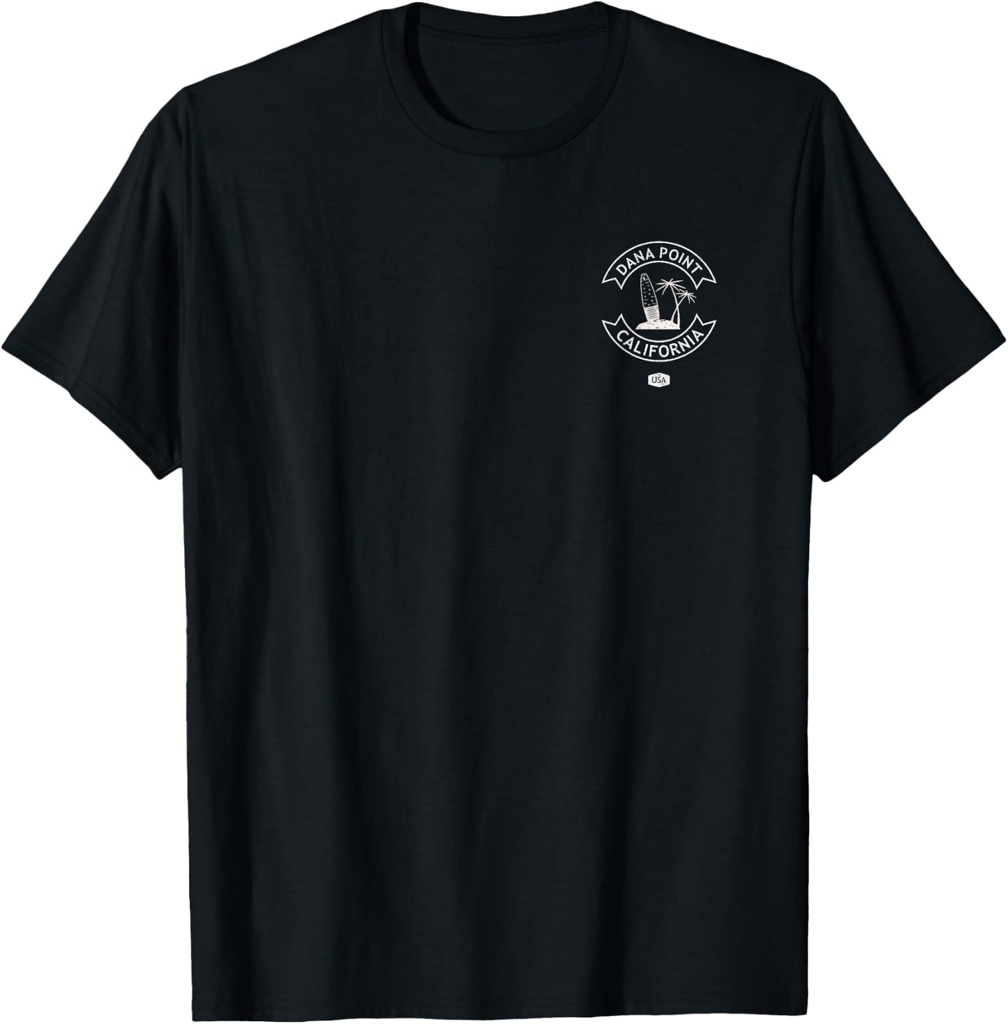 Dana Point California Surf T-Shirt - T-Shirt | Black