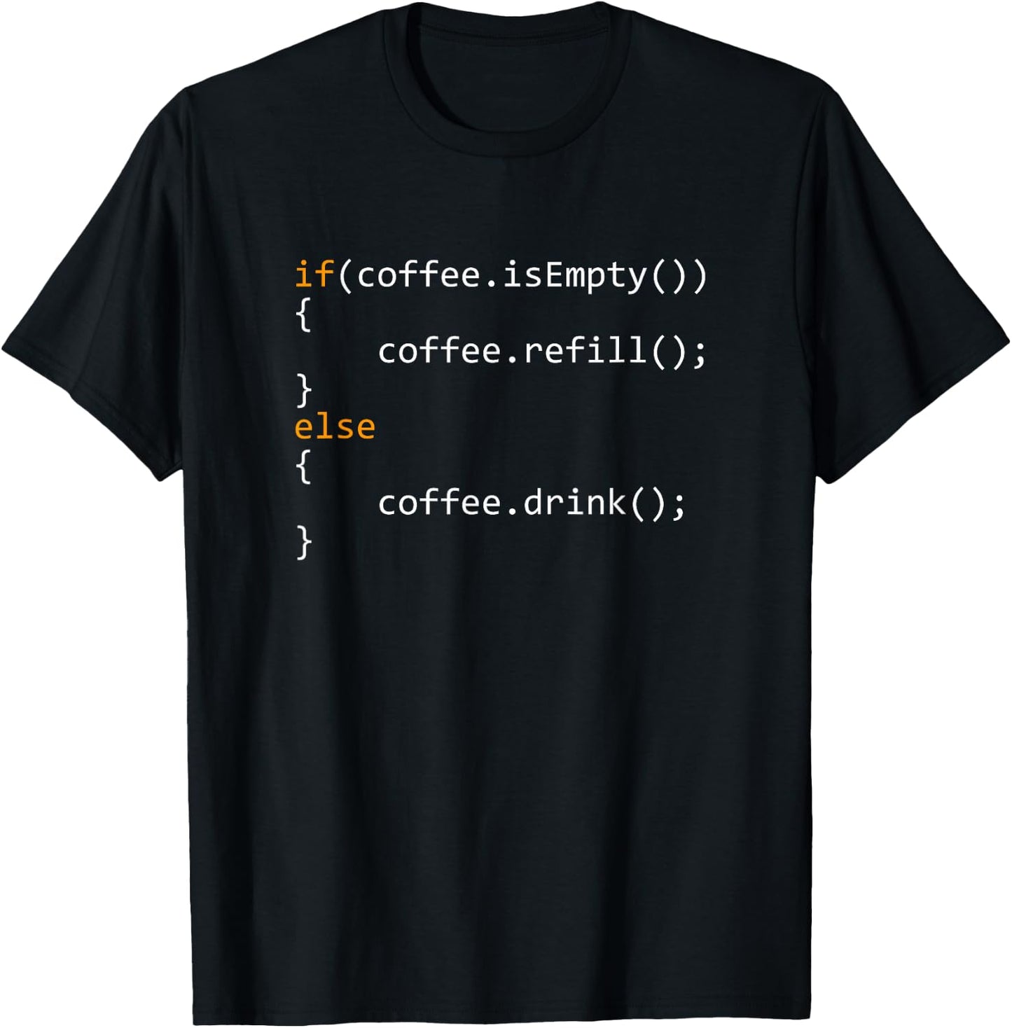 Funny Programmer Coffee Gift Coders T-Shirt - T-Shirt | Black