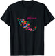 Otomi Mexican Floral Card T-Shirt - T-Shirt | Black
