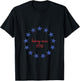 Kids Betsy Ross 1776 flag For Kids 13 colonies Patriot Costume T-Shirt - T-Shirt | Black