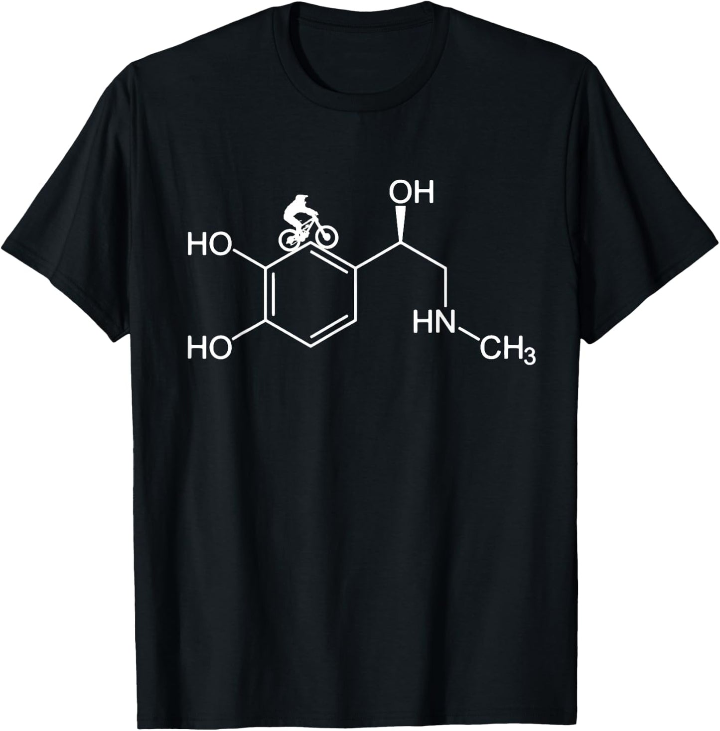 Mountain Bike Adrenaline Formula Downhill Biking MTB T-Shirt - T-Shirt | Black