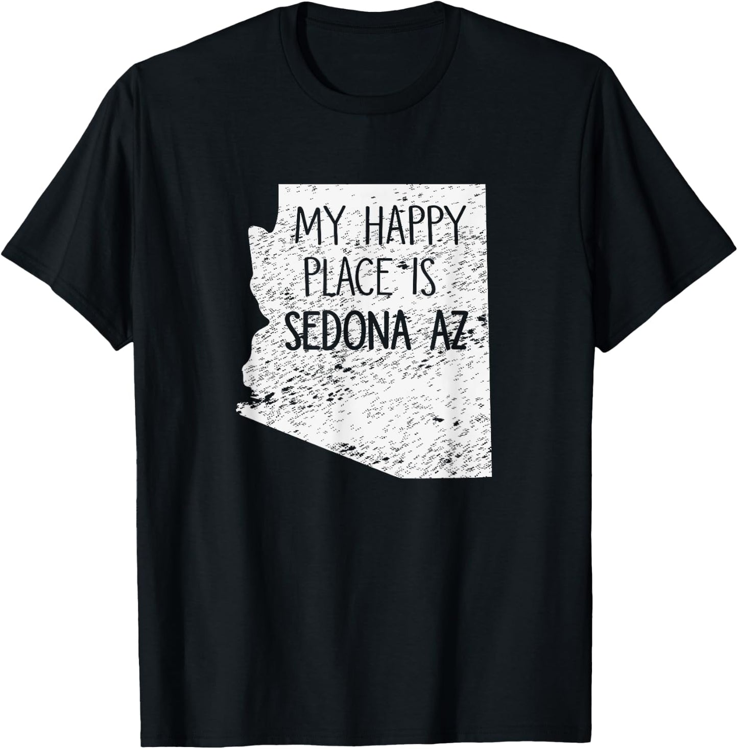 SEDONA, ARIZONA My Happy Place is Sedona Gift T Shirt T-Shirt - T-Shirt | Black