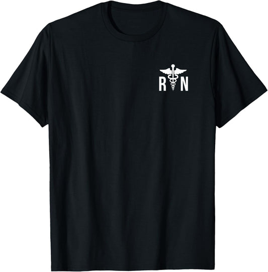 RN Nurse Registered Nurse T-Shirt - T-Shirt | Black