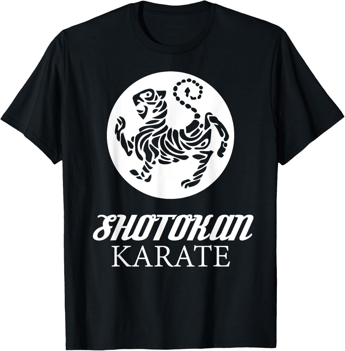 Shotokan Karate Tiger Graphic Martial Arts T-Shirt - T-Shirt | Black