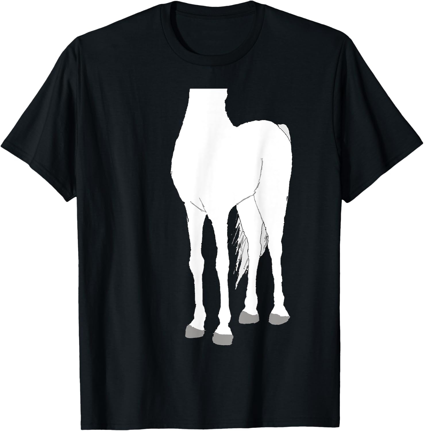Halloween Horse Body White Costume Shirt for Kids T-Shirt - T-Shirt | Black