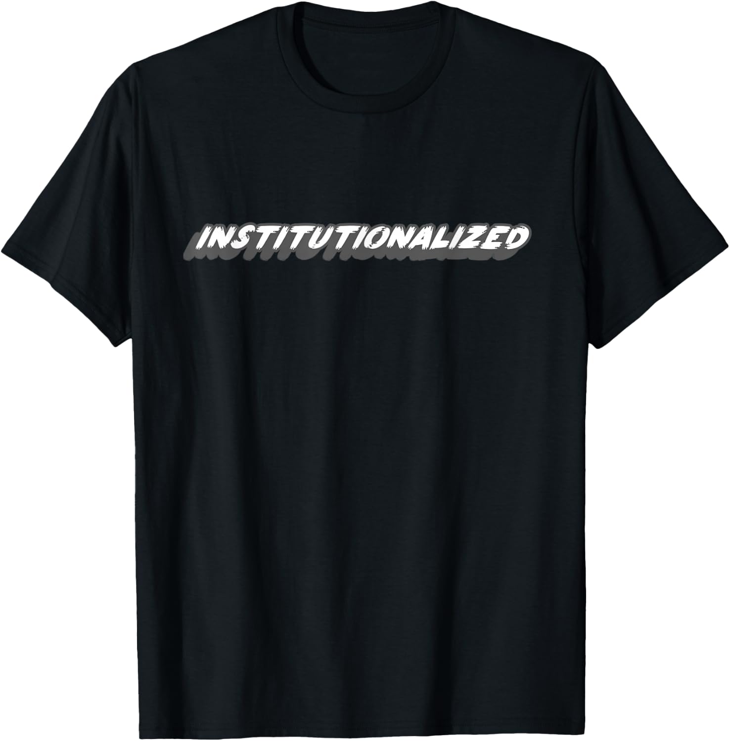 Institutionalized | 1980's Music Tendencies T-Shirt - T-Shirt | Black