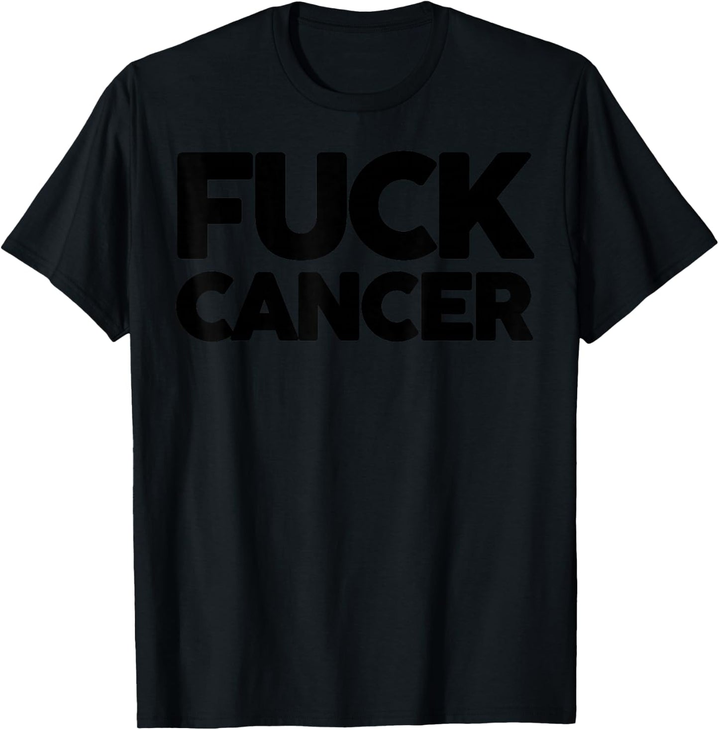 Fuck Cancer - Fu Cancer Cancer Awareness T-Shirt - T-Shirt | Black