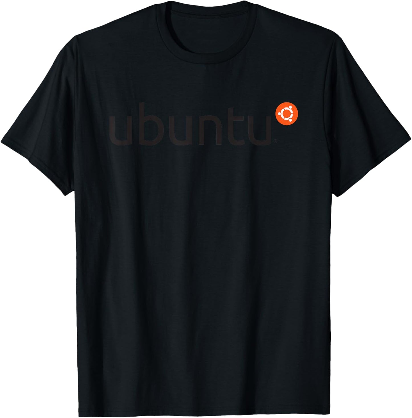 Ubuntu Official Logo Linux Operating System T-Shirt - T-Shirt | Black
