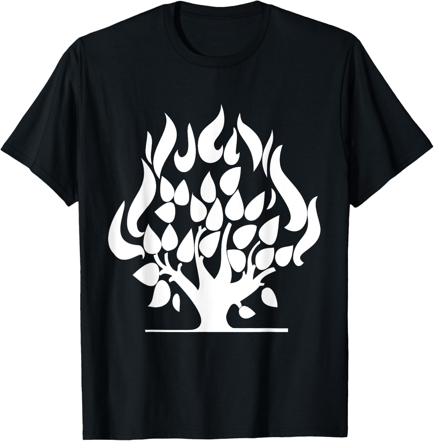 Burning Bush Book of Exodus Bible T-Shirt - T-Shirt | Black