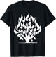Burning Bush Book of Exodus Bible T-Shirt - T-Shirt | Black