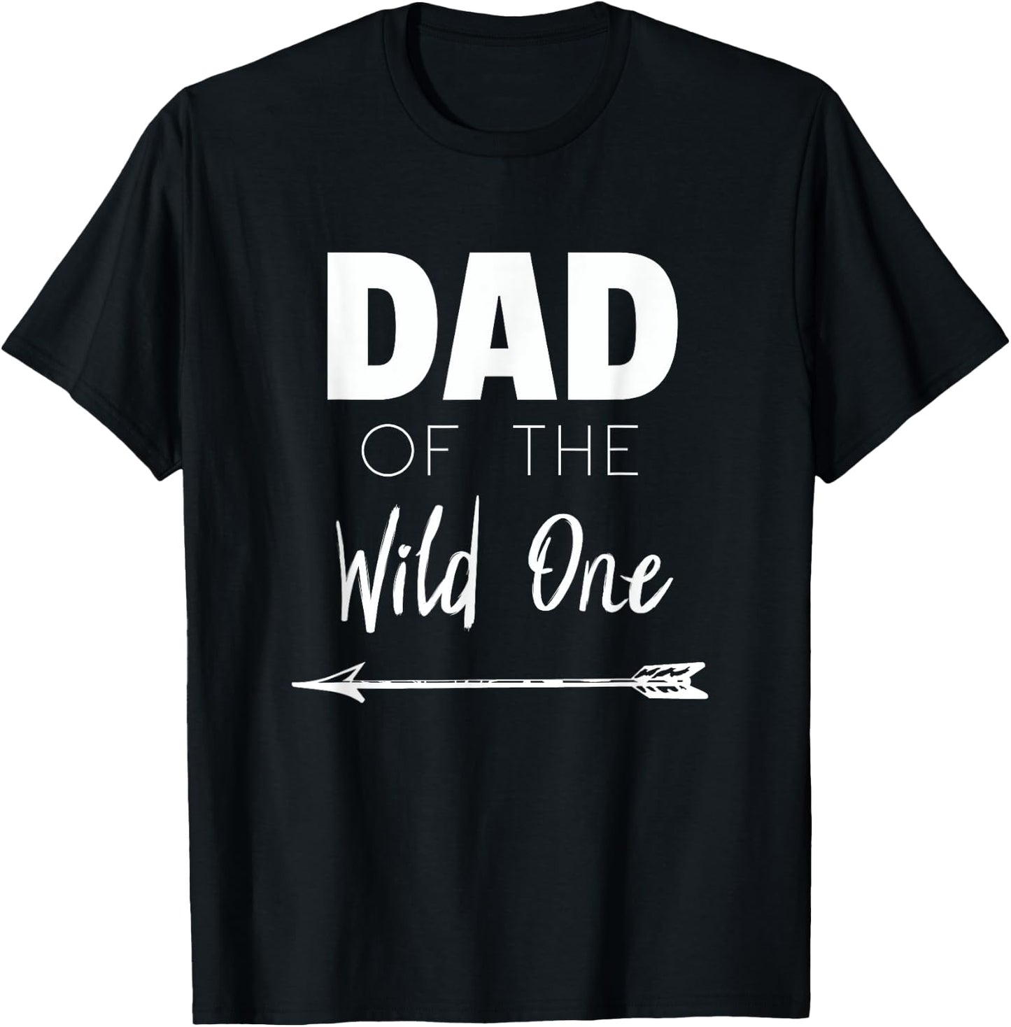 Dad Of The Wild One Father Couples T-Shirt - T-Shirt | Black