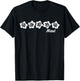 Maui Hawaii with Hawaiian Hibiscus Flowers T-Shirt - T-Shirt | Black