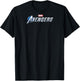 Marvel The Avengers Silver Logo Raglan Baseball T-Shirt - T-Shirt | Black