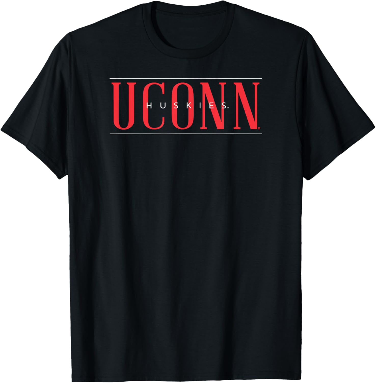 Connecticut Huskies Psychic Navy Officially Licensed T-Shirt - T-Shirt | Black