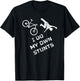 I do my own Stunts Mountain Bike Cycling Outfit MTB Life T-Shirt - T-Shirt | Black