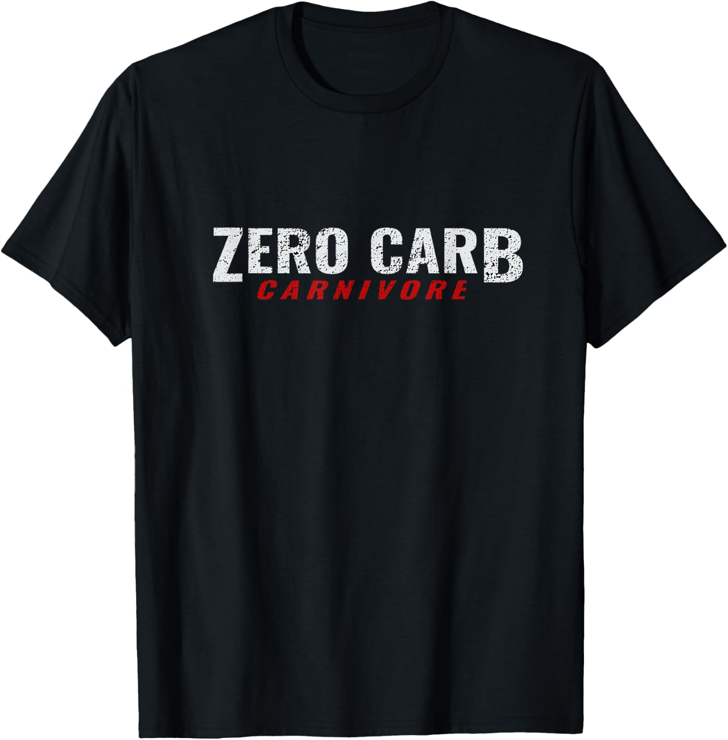 Zero Carb Carnivore Meat Eater Diet T-Shirt - T-Shirt | Black