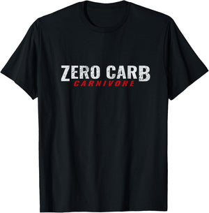 Zero Carb Carnivore Meat Eater Diet T-Shirt - T-Shirt | Black