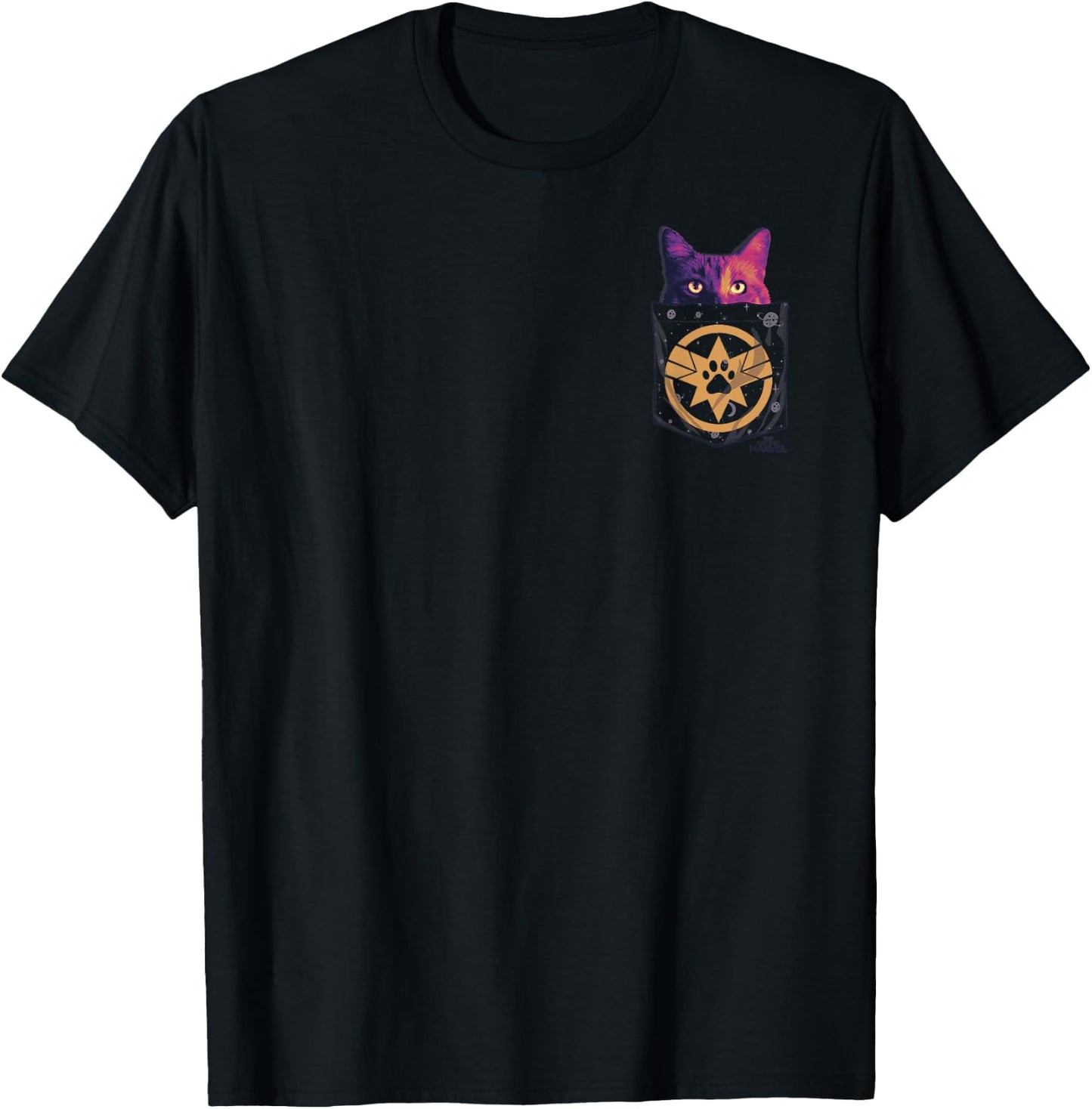 Captain Marvel Goose in Cosmic Pocket Graphic T-Shirt - T-Shirt | Black