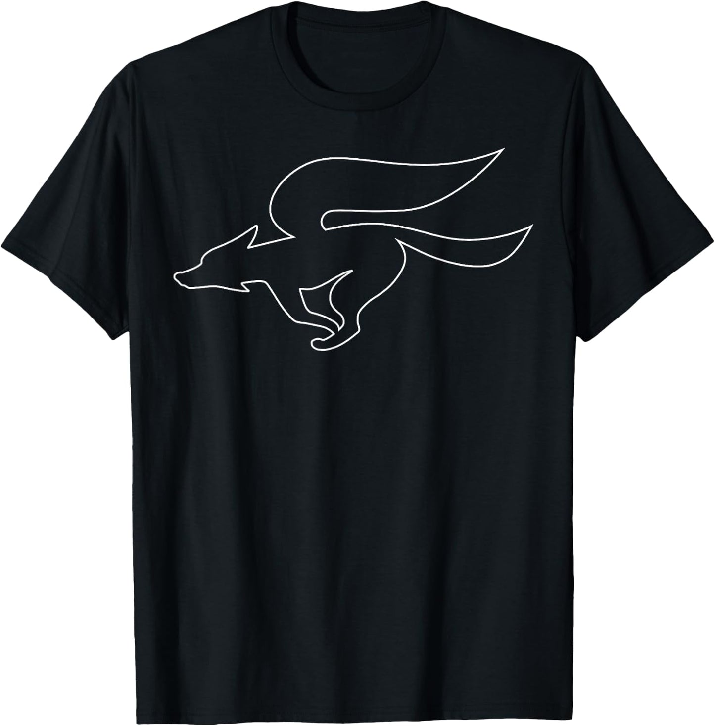 Star Fox Simple Outline Logo Graphic T-Shirt - T-Shirt | Black