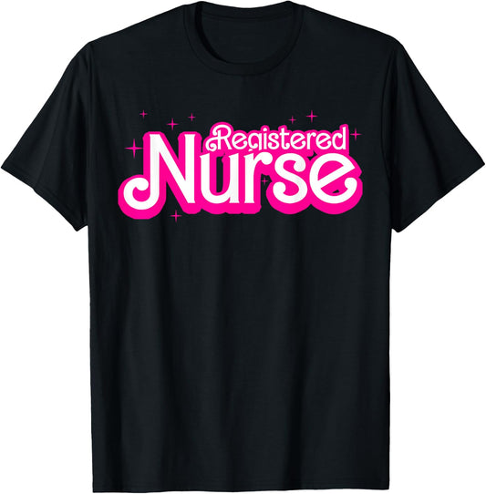 Registered Nurse Healthcare Hospital Nurse Rn Staff Nursing T-Shirt - T-Shirt | Black