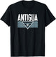 Antigua Retro Beach Nautical Graphic T-Shirt - T-Shirt | Black