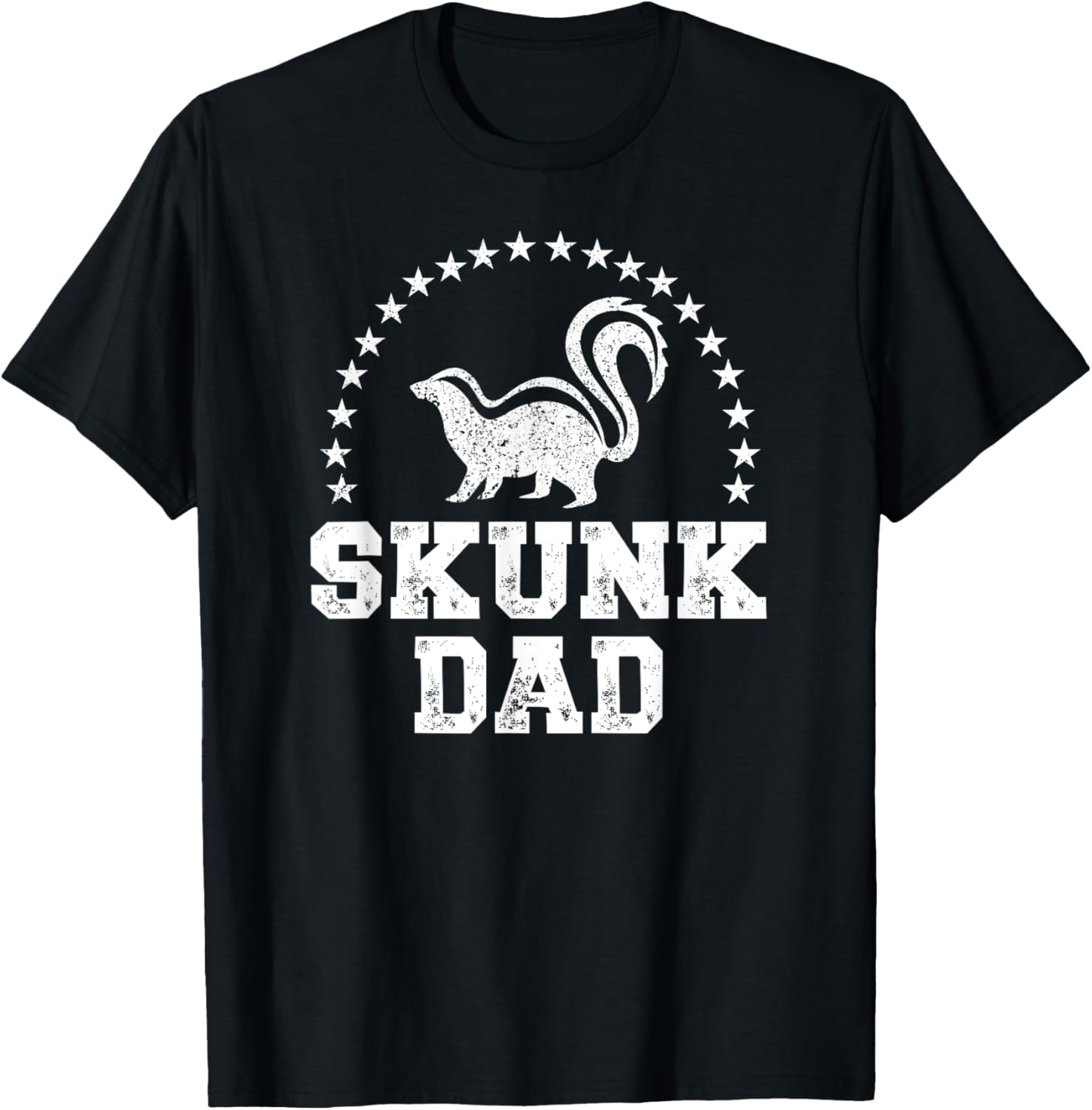 Skunk Dad Skunk Lover Skunk Boy Skunks T-Shirt - T-Shirt | Black