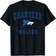 Chandler High School Wolves C1 T-Shirt - T-Shirt | Black