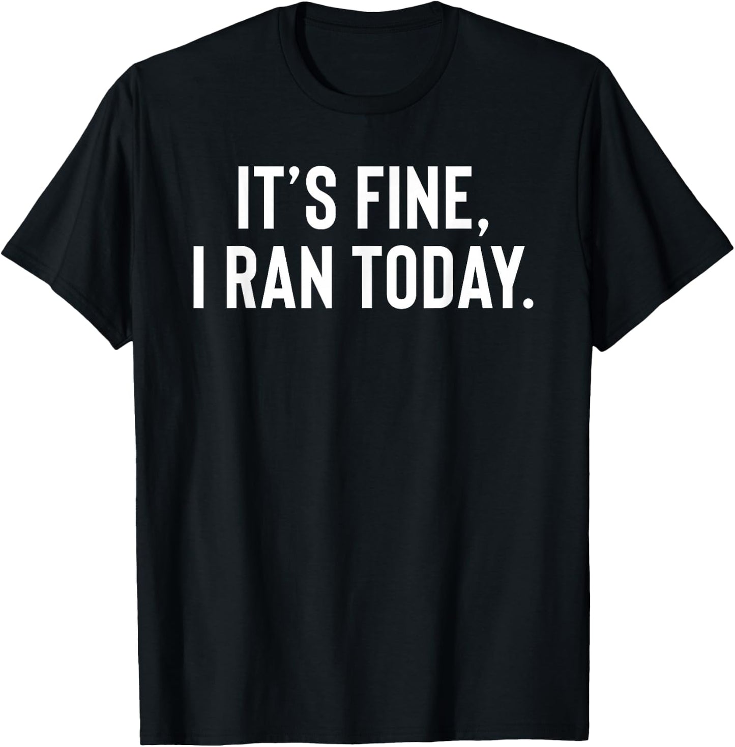 Funny Jogging Or Running Gift T-Shirt - T-Shirt | Black