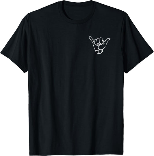 Aloha Hawaii Shaka Hawaiian Island Home Vibe T-Shirt - T-Shirt | Black