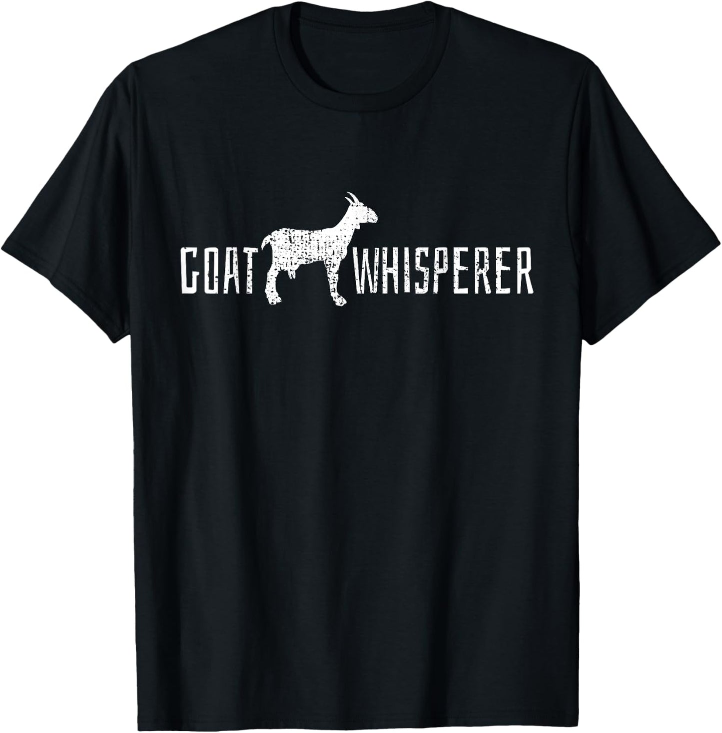 Goat Whisperer Animal Love Gift T-Shirt - T-Shirt | Black