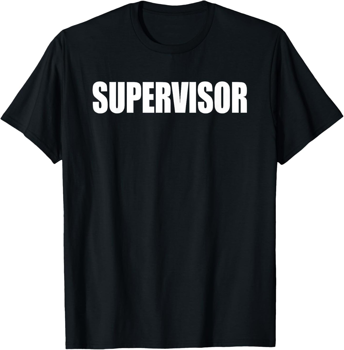 Supervisor T-Shirt - T-Shirt | Black